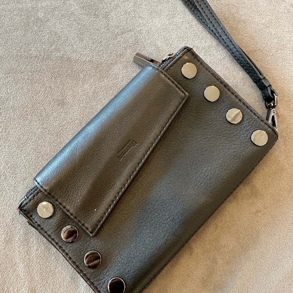 Hammitt levy gunmetal wallet